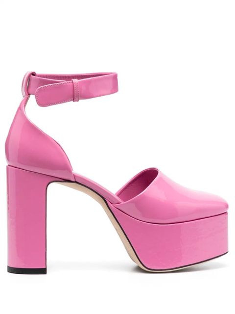 BY FAR Barb 120mm platform pumps - Pink - zdjęcie produktu nr 1