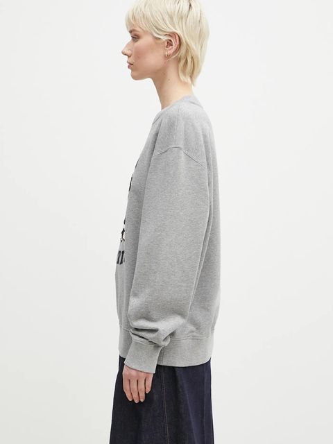 Kenzo bluza bawełniana x Verdy kolor szary z nadrukiem FF58SW2394MF.94