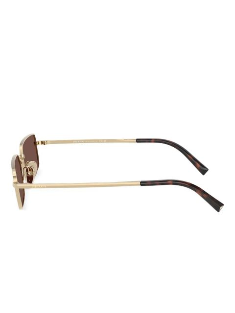 Prada Eyewear rectangular-frame sunglasses - Gold