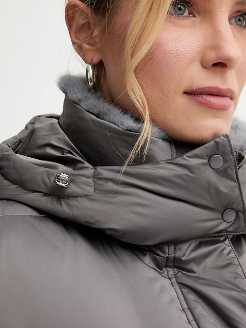 MAX&Co. kurtka puchowa kolor szary zimowa 2526496034200