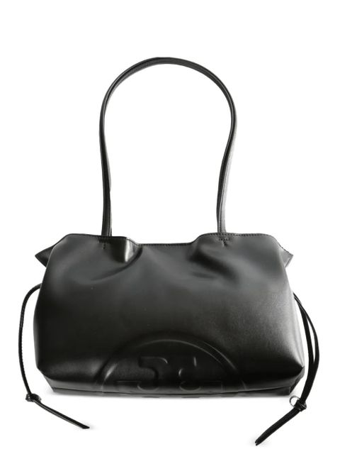 Tory Burch small Ella embossed tote bag - Black - zdjęcie produktu nr 1