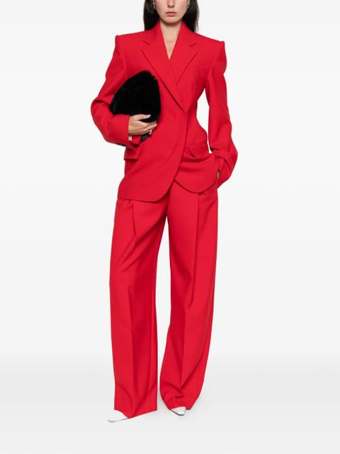 Sportmax pleated-front trousers - Red