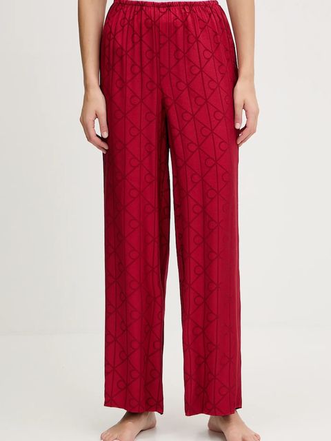 Calvin Klein Underwear spodnie piżamowe damska kolor bordowy LV00QS7536 - zdjęcie produktu nr 1