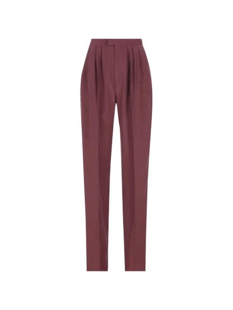 Saint Laurent pleated trousers - Pink - zdjęcie produktu nr 1