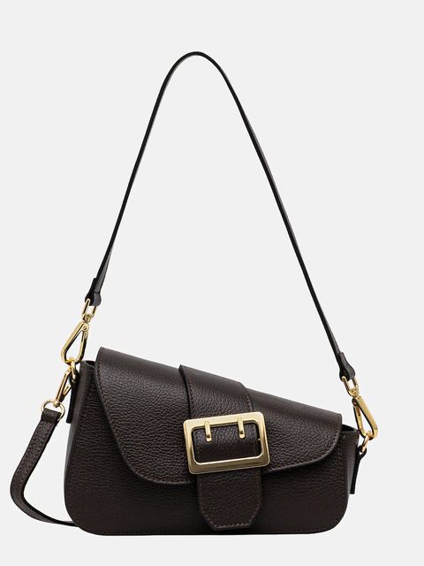 Answear.LAB torebka skórzana kolor brązowy - zdjęcie produktu nr 1