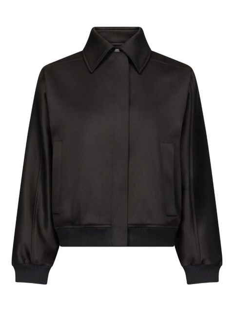 LouLou de Saison FROST spread-collar bomber jacket - Black - zdjęcie produktu nr 1