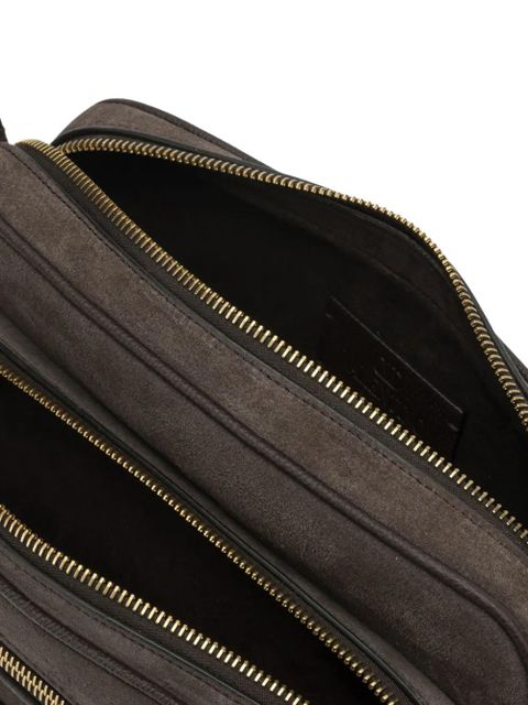 Valentino Garavani small Antibes suede cross body bag - Brown