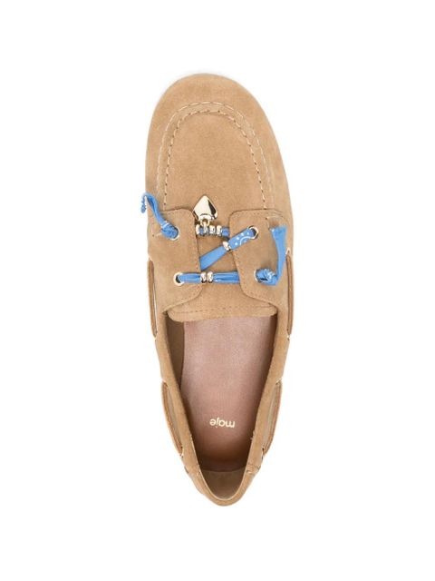 Maje tassel-detail boat shoes - Neutrals