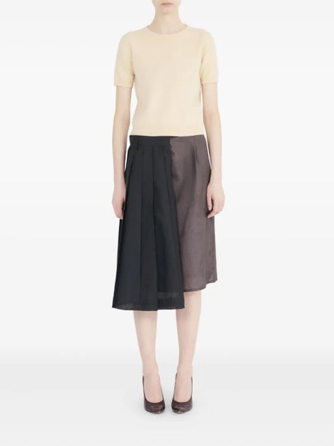 Maison Margiela fine-knit T-shirt - Yellow - zdjęcie produktu nr 2