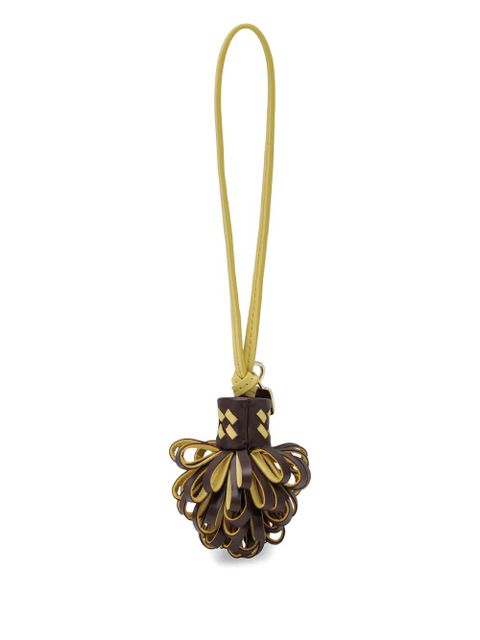 Miu Miu Portachiavi Radica ananas U woven tassel keyring - Brown - zdjęcie produktu nr 2