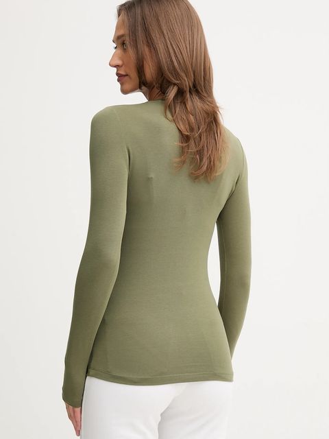 Pepe Jeans longsleeve damski kolor zielony - zdjęcie produktu nr 2