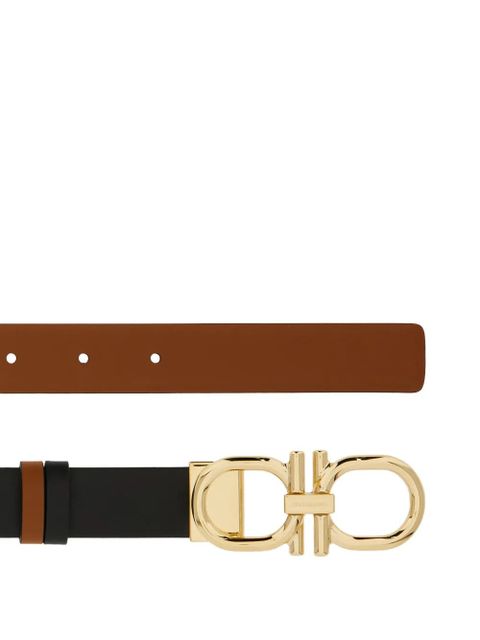 Ferragamo reversible leather belt - Black