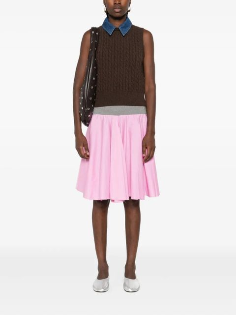 SANDRO cable-knit vest - Brown - zdjęcie produktu nr 2