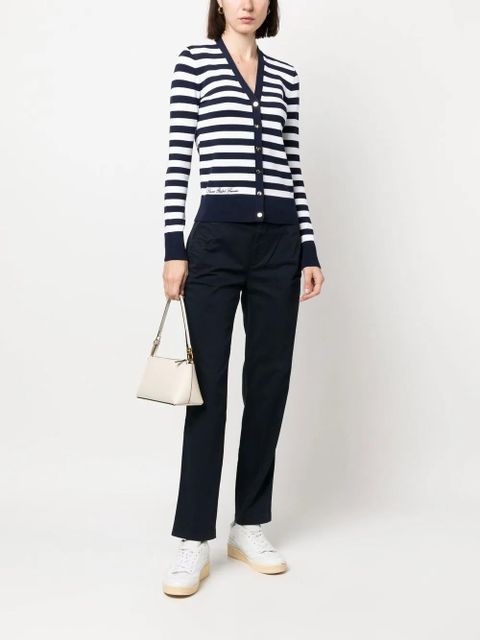 Lauren Ralph Lauren slim-fit cotton trousers - Blue