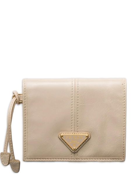 Prada Small leather wallet - Neutrals - zdjęcie produktu nr 1