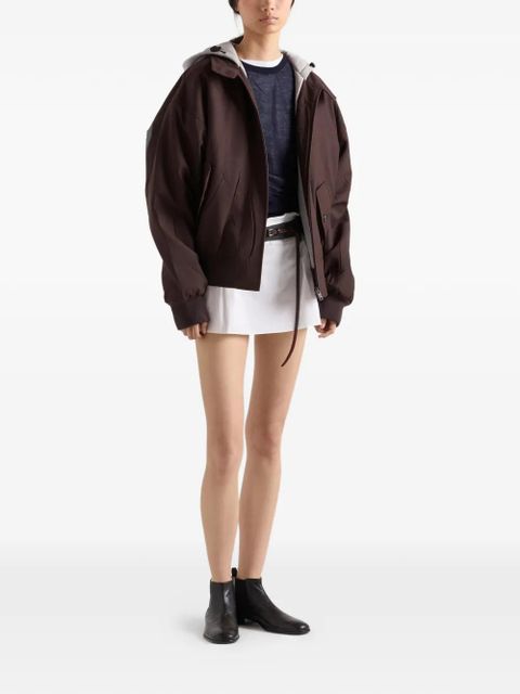 Prada cashmere and silk crew-neck sweater - Blue - zdjęcie produktu nr 2