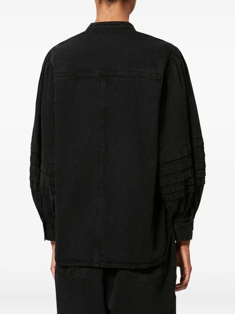 MARANT ÉTOILE Mileda patch-pocket shirt - Black