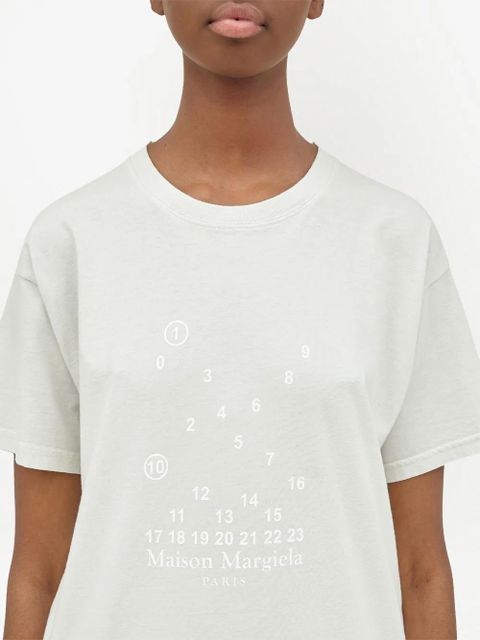 Maison Margiela Numeric logo-print T-shirt - White