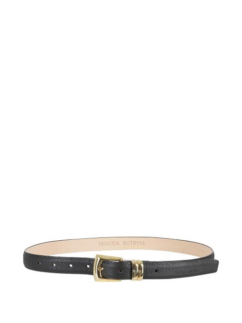 Magda Butrym logo-debossed leather belt - Black - zdjęcie produktu nr 2