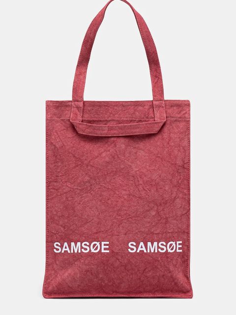 Samsoe Samsoe torebka bawełniana SALUCCA - zdjęcie produktu nr 2