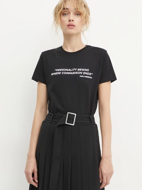 Karl Lagerfeld t-shirt bawełniany