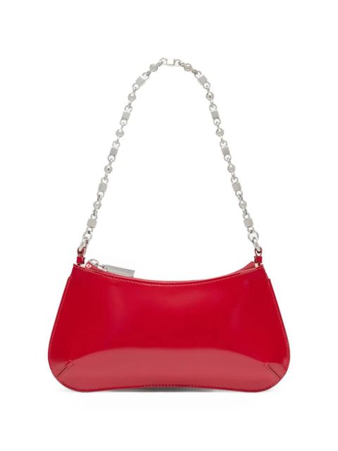 Jacquemus mini Bisou chain-strap shoulder bag - Red - zdjęcie produktu nr 2