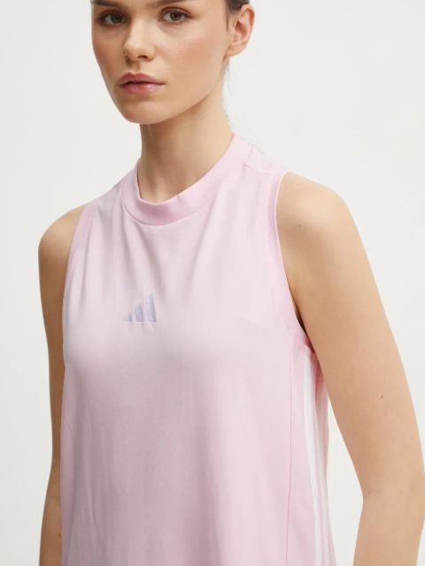 adidas sukienka Essentials kolor różowy maxi prosta JE1207