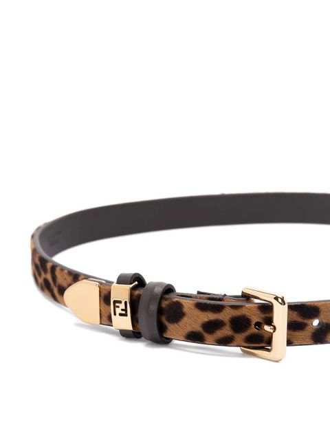 FENDI Forever Fendi leopard belt - Brown - zdjęcie produktu nr 2