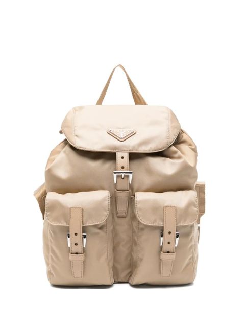 Prada buckle-detail backpack - Neutrals - zdjęcie produktu nr 1