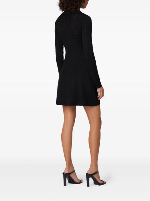 Missoni zigzag-pattern mini dress - Black