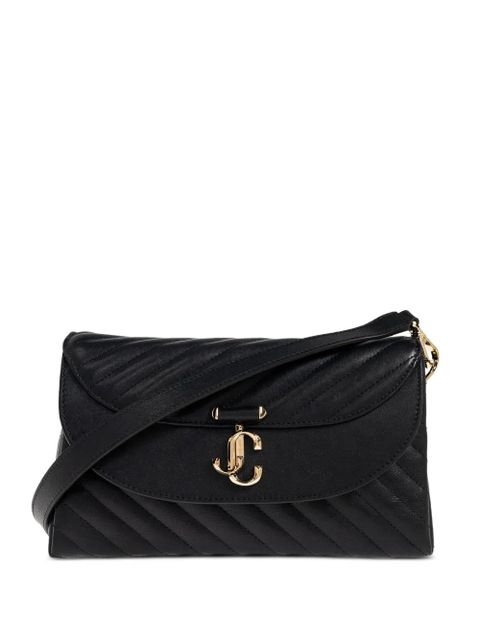 Jimmy Choo Avn Curve leather shoulder bag - Blue - zdjęcie produktu nr 1