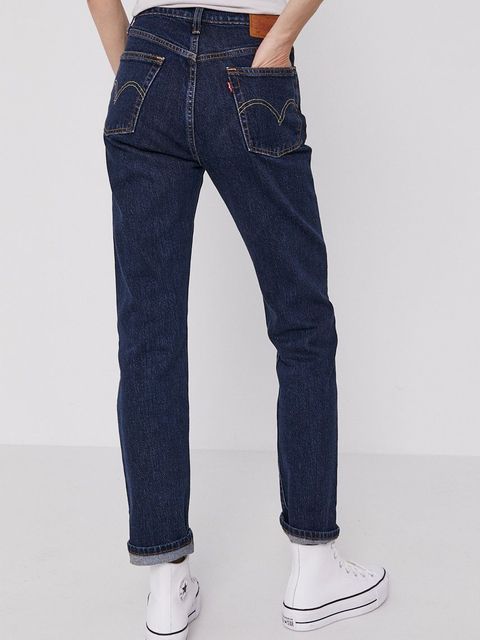 Levi's jeansy 501® CROP damskie high waist