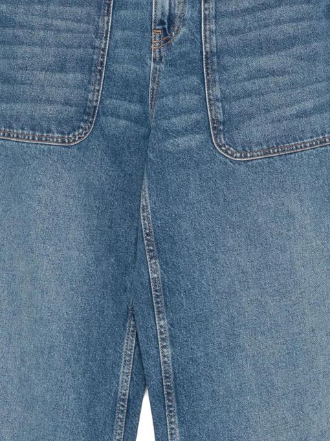 Ba&Sh Zoel patch-pocket jeans - Blue