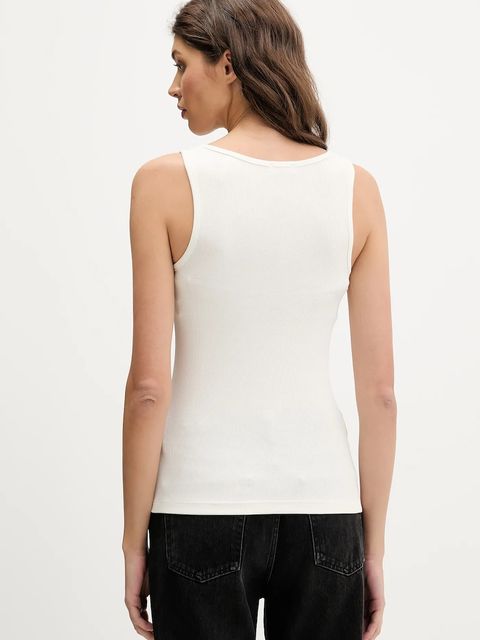 Guess Jeans top kolor beżowy W6RP20 KA0H1