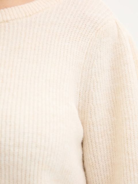 Morgan sweter damski kolor beżowy lekki MJESA