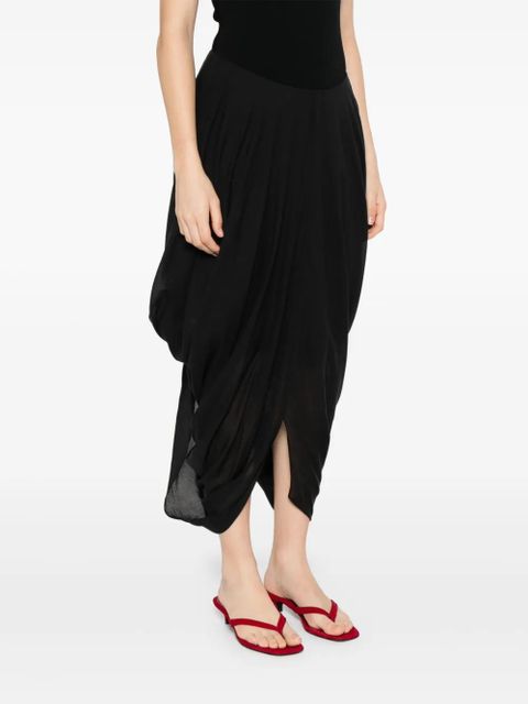 TOTEME Cocoon skirt - BLACK 001