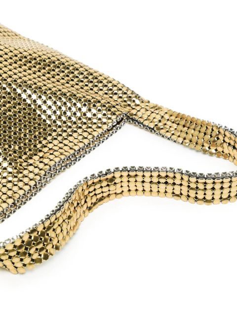 Rabanne Pixel metallic-finish shoulder bag - Gold - zdjęcie produktu nr 2