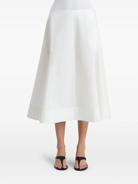 KHAITE Artin skirt - White