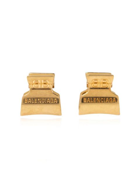 Balenciaga Holli Xs hair clips (set of two) - Gold