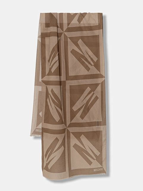 Moschino szalik bawełniany - zdjęcie produktu nr 1