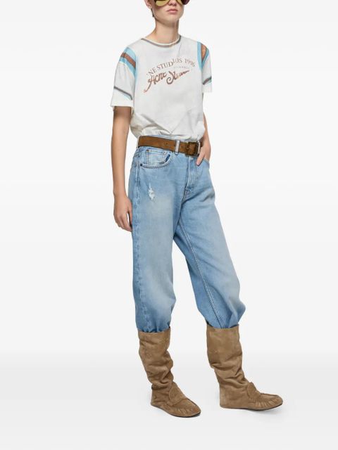 Acne Studios logo-print T-shirt - White - zdjęcie produktu nr 2