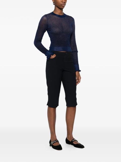 Cecilie Bahnsen ruffled top - Blue - zdjęcie produktu nr 2