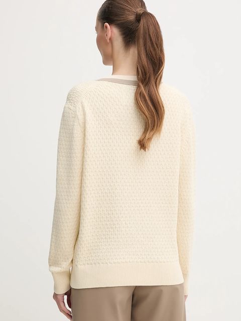 Gant kardigan damski kolor beżowy 4805343