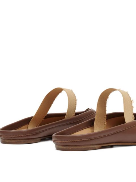Maison Margiela Tabi mules - Brown