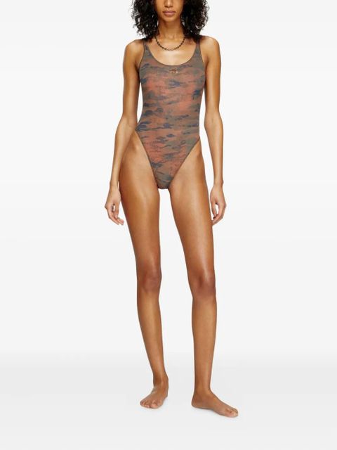 Diesel camouflage-print swimsuit - Pink - zdjęcie produktu nr 2