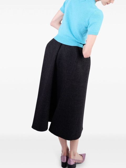 Prada short-sleeve cashmere sweater - Blue