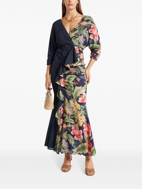 ETRO floral-print dress - Blue - zdjęcie produktu nr 2