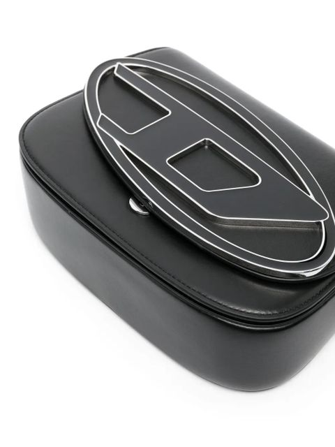 Diesel medium 1DR leather shoulder bag - Black - zdjęcie produktu nr 2