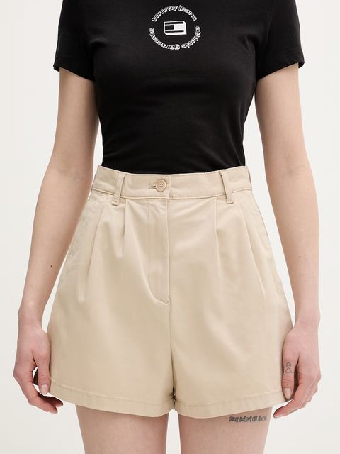 Tommy Jeans szorty damskie bawełniane z elastanem - zdjęcie produktu nr 2