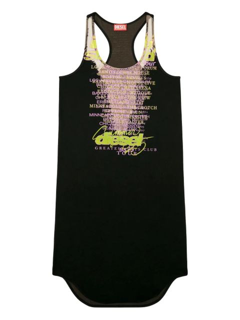 Diesel Remaster Capsule D-Shany-Long midi dress - Black - zdjęcie produktu nr 1